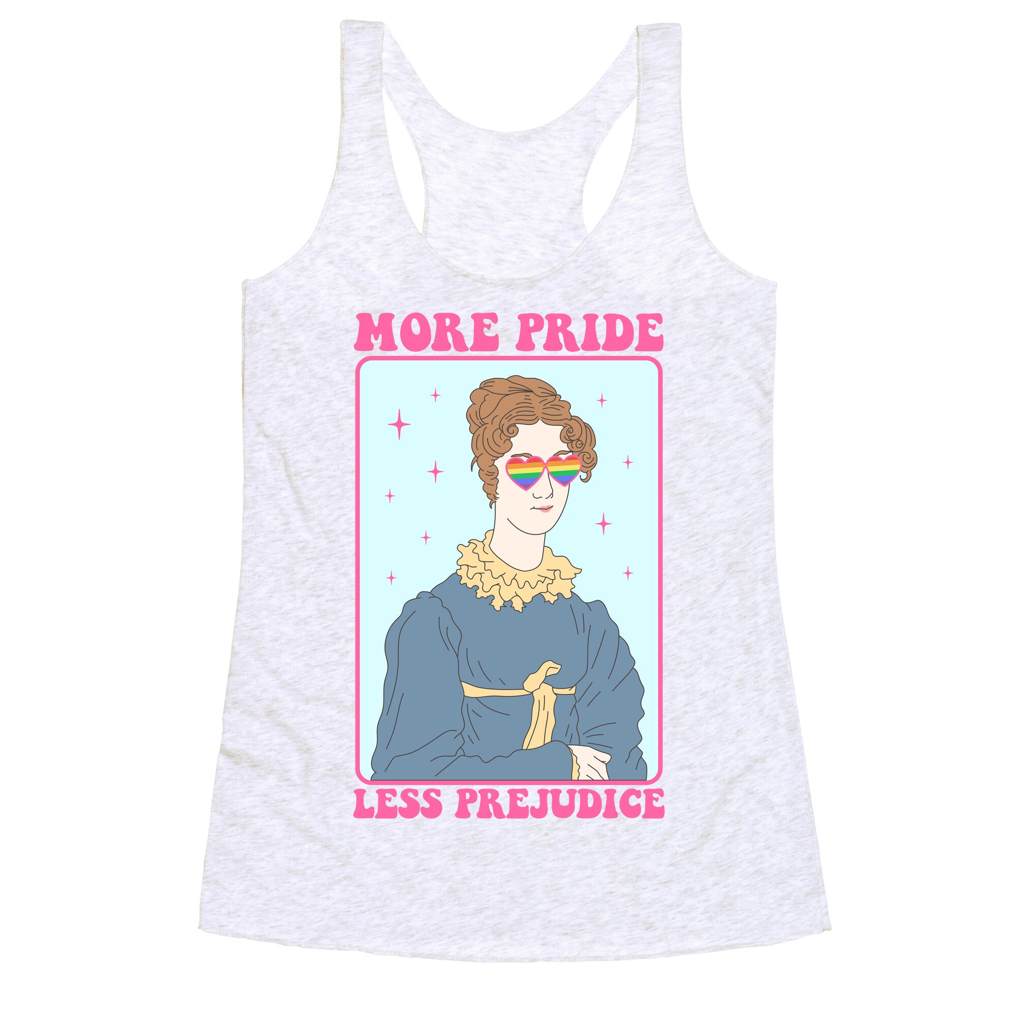More Pride Less Prejudice Racerback Tank